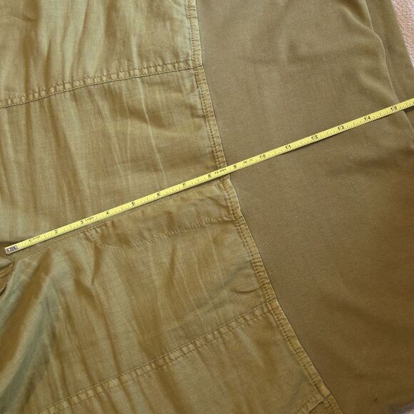 Wearables Wide Leg Linen Blend, Green XL - Picture 9 of 12